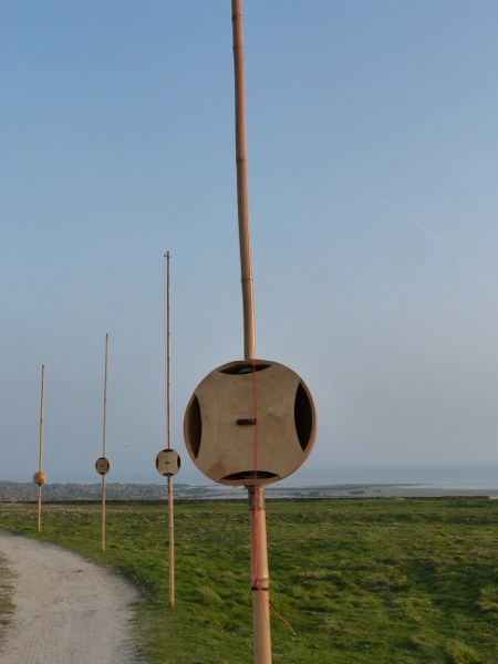 Jardin du vent sur l'île de Tatihou - Wind garden on Tatihou Island