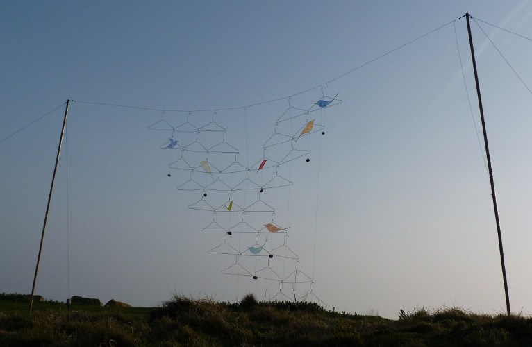 Jardin du vent sur l'île de Tatihou - Wind garden on Tatihou Island