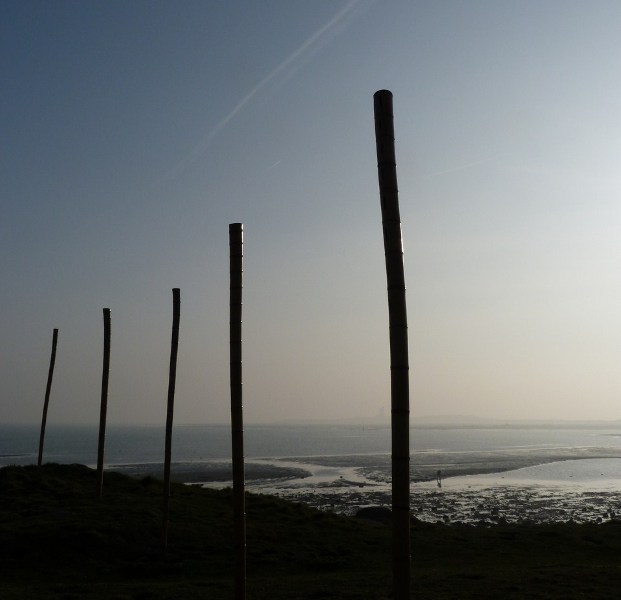 Jardin du vent sur l'île de Tatihou - Wind garden on Tatihou Island