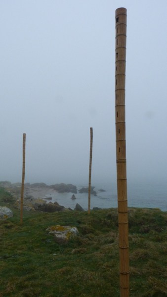 Jardin du vent sur l'île de Tatihou - Wind garden on Tatihou Island