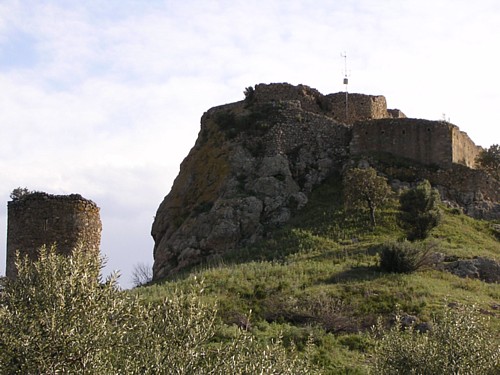 vue nord du chateau de quermanco castle, north view
